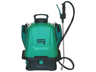 Rygsprøjte m/batteri 18v, 16 ltr