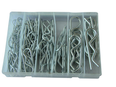 Hårnålesplitsortiment, 100 stk. ass.