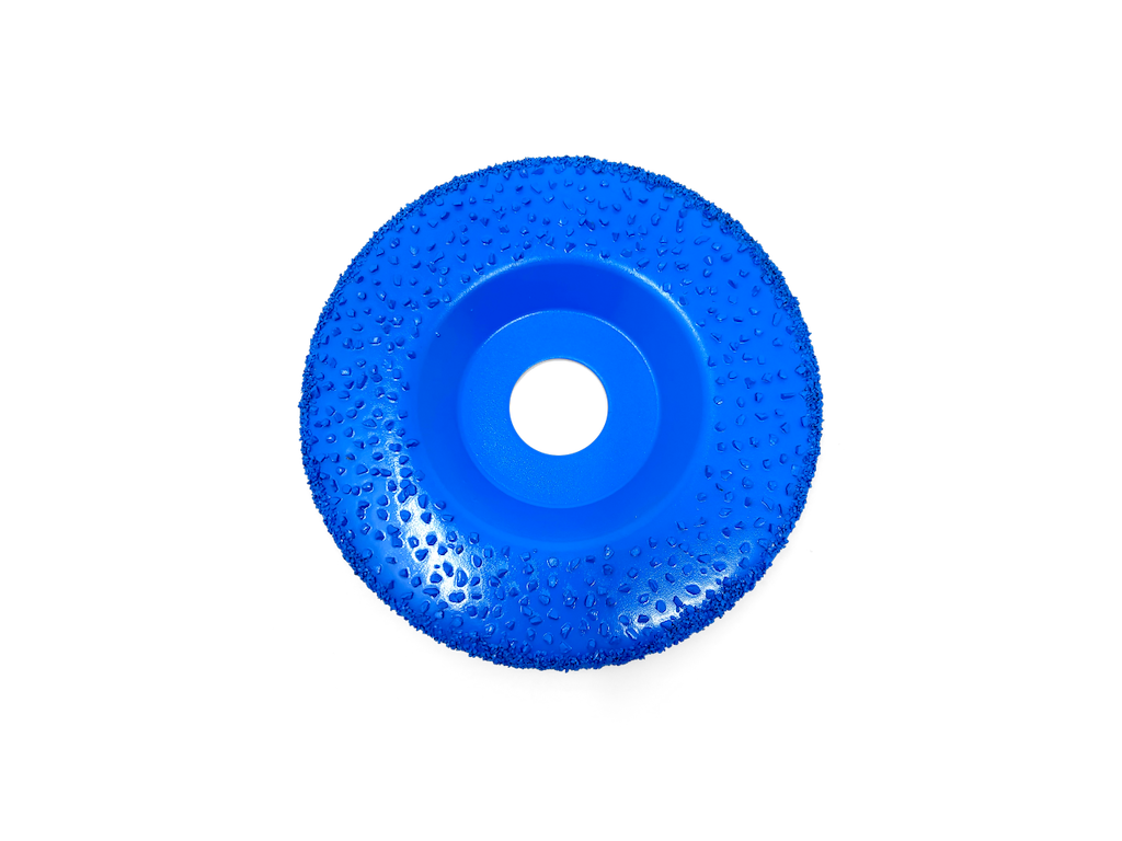 Pruning disc for hoof trimming, blue