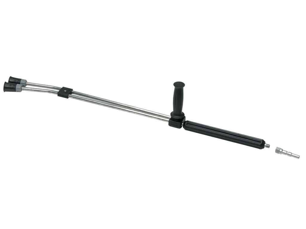 Double lance for high pressure