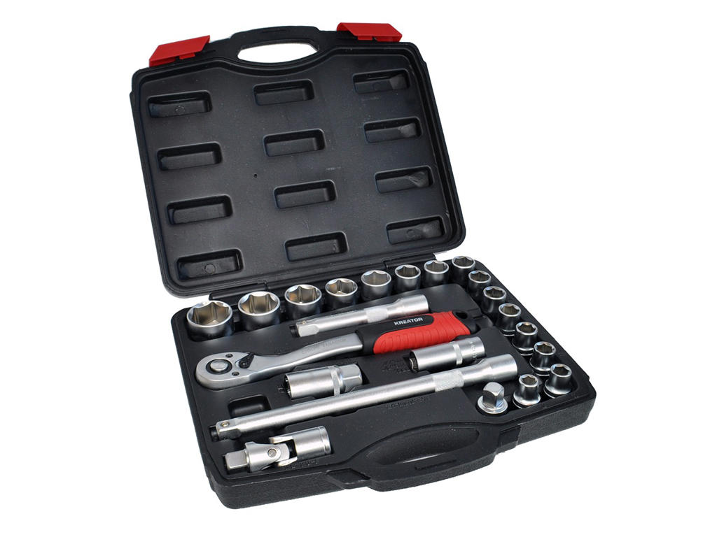 Topnøglesæt, 1/2, 22 dele