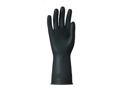 Gummihandsker sort