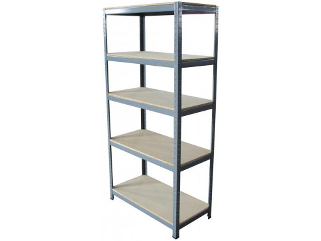 Stålreol med 5 hylder