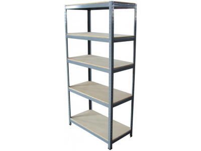 Stålreol med 5 hylder