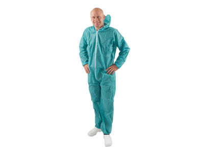 Disposable suit green