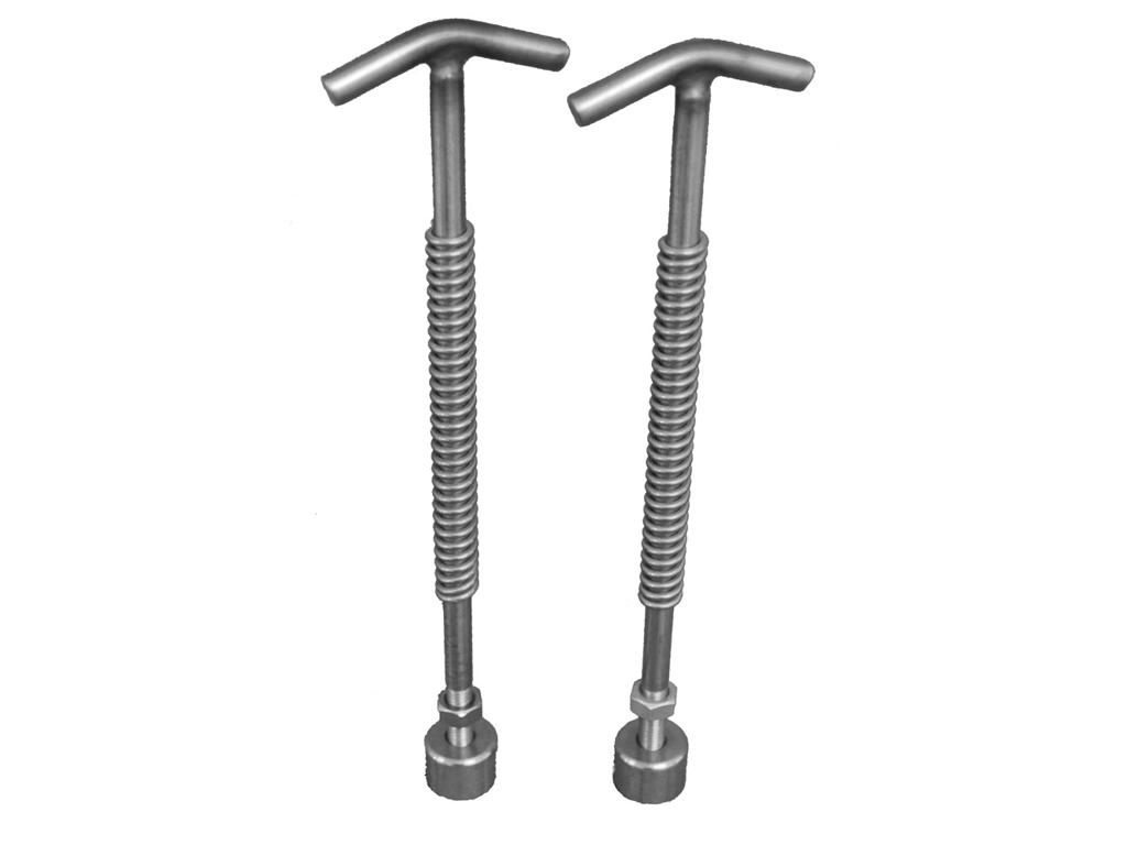 Monteringsbeslag rustfri (2 stk.)