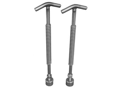 Monteringsbeslag rustfri (2 stk.)