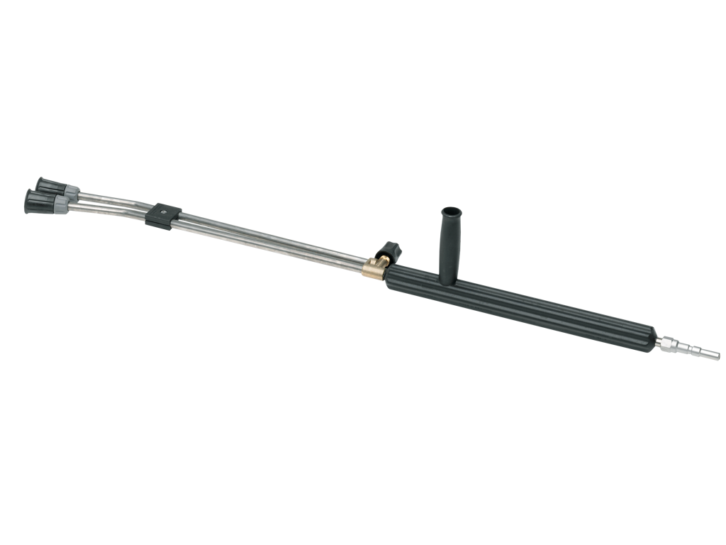 Double lance for high pressure