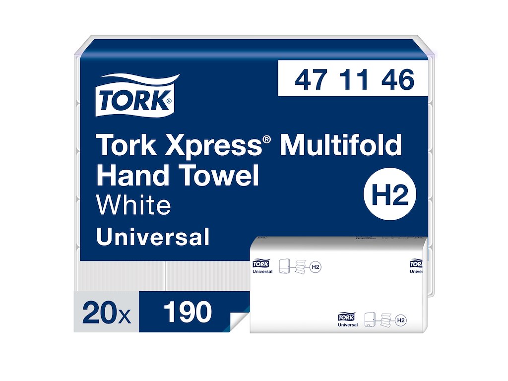 Hand towel Soft, Tork, 3780 sheets