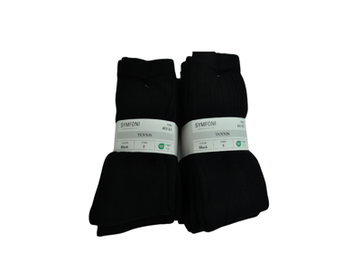 Strømper sort, 5 par