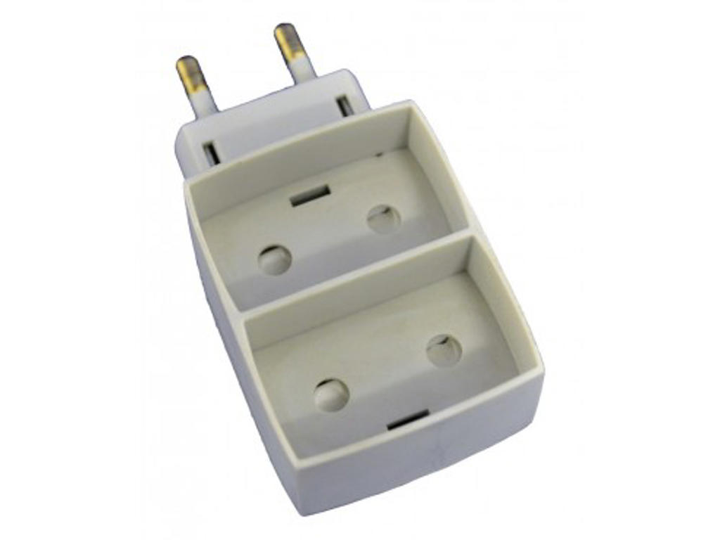 Branch joint w / 2 outlets, grey