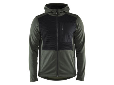 Hættetrøje m/lynlås blåkläder