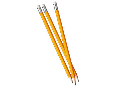 Pencils hb with eraser, 12 pcs.