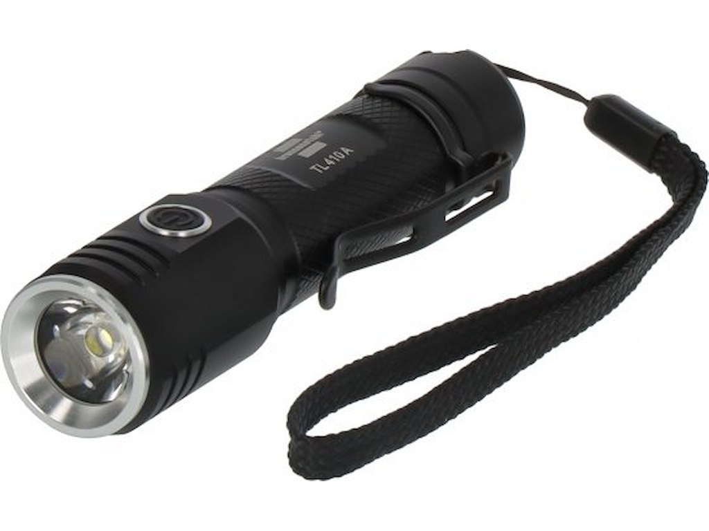 Lygte led 5 watt genopladelig, 11,5 cm