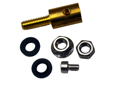 Holdeelektrode m/skrue og møtrik, til halebrænder