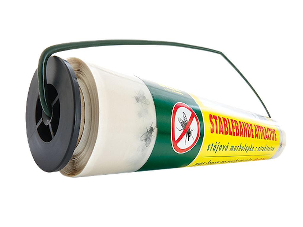 Fly paper with adhesive, 0,3 x 10 meters