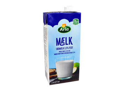 Langtidsholdbar sødmælk uht, 10 x 1 ltr