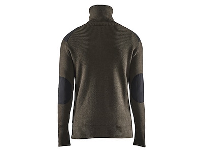 Uldtrøje Blåkläder grøn/grå