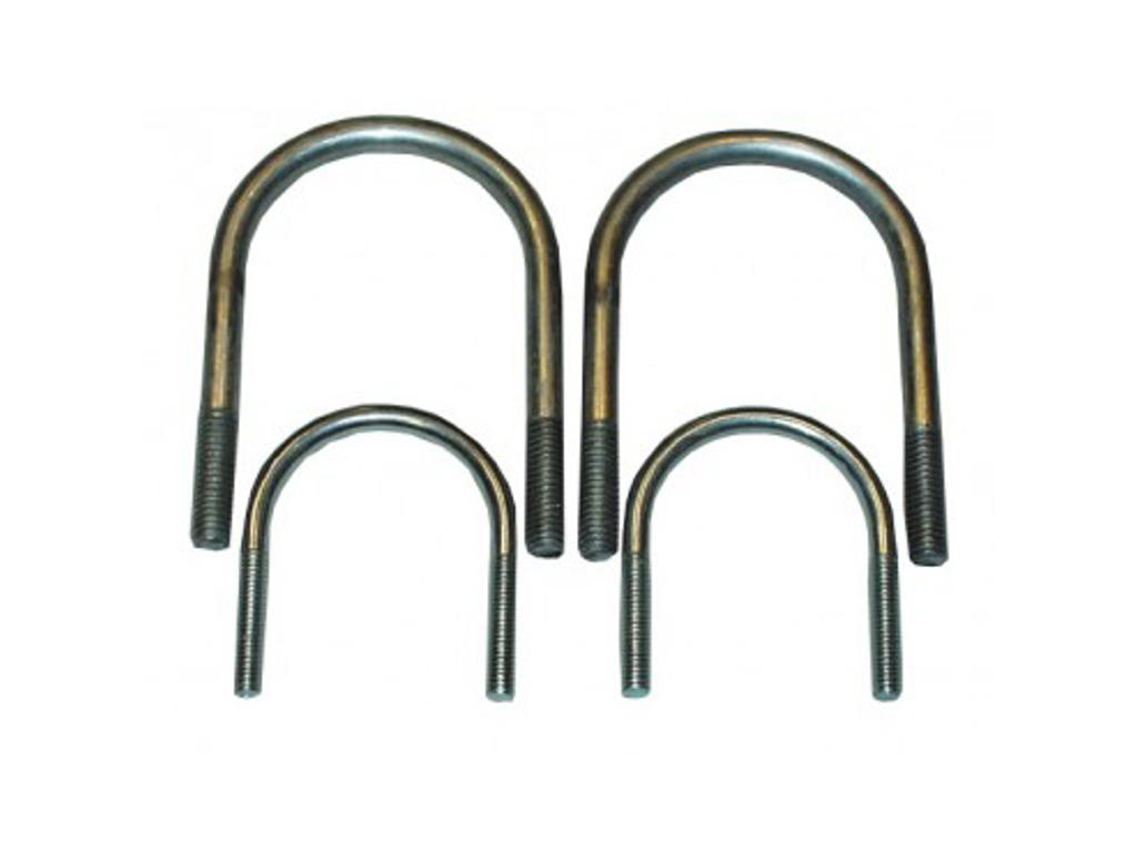 U-bøjle/dragbånd, galvaniseret, lang