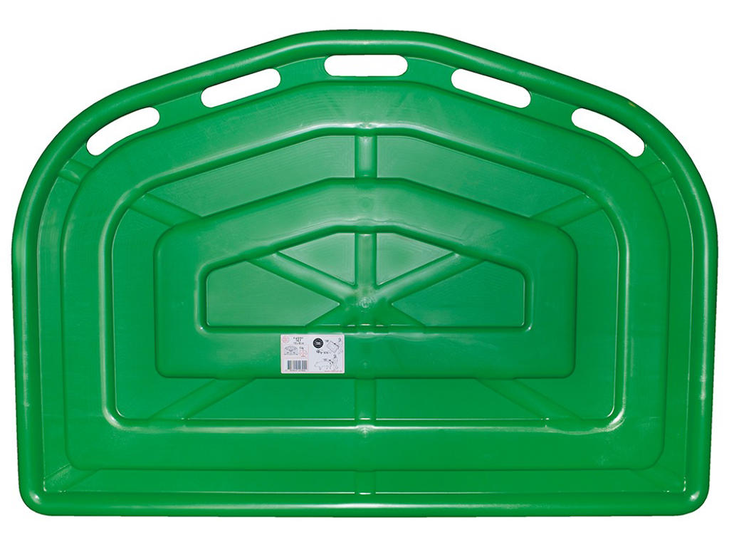 Drivplade grøn 80 x 115 cm buet