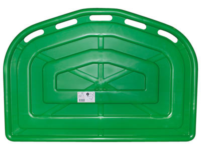 Drivplade grøn 80 x 115 cm buet