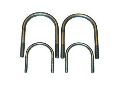 U-bøjle/dragbånd, galvaniseret, kort