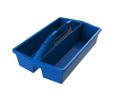 Værktøjskasse plast, bred model