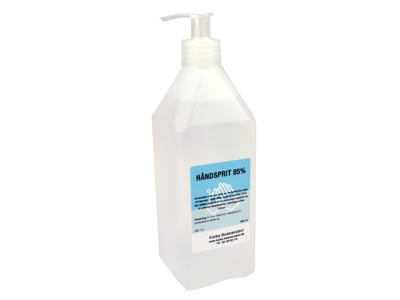 Hand sanitizer 85%, 600 ml with pump