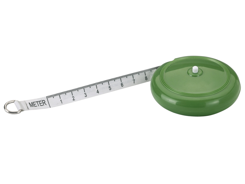 Målebånd med vægttabel