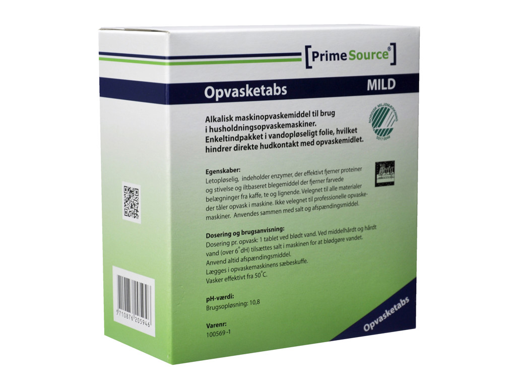 Opvasketabs prime source, 40 stk