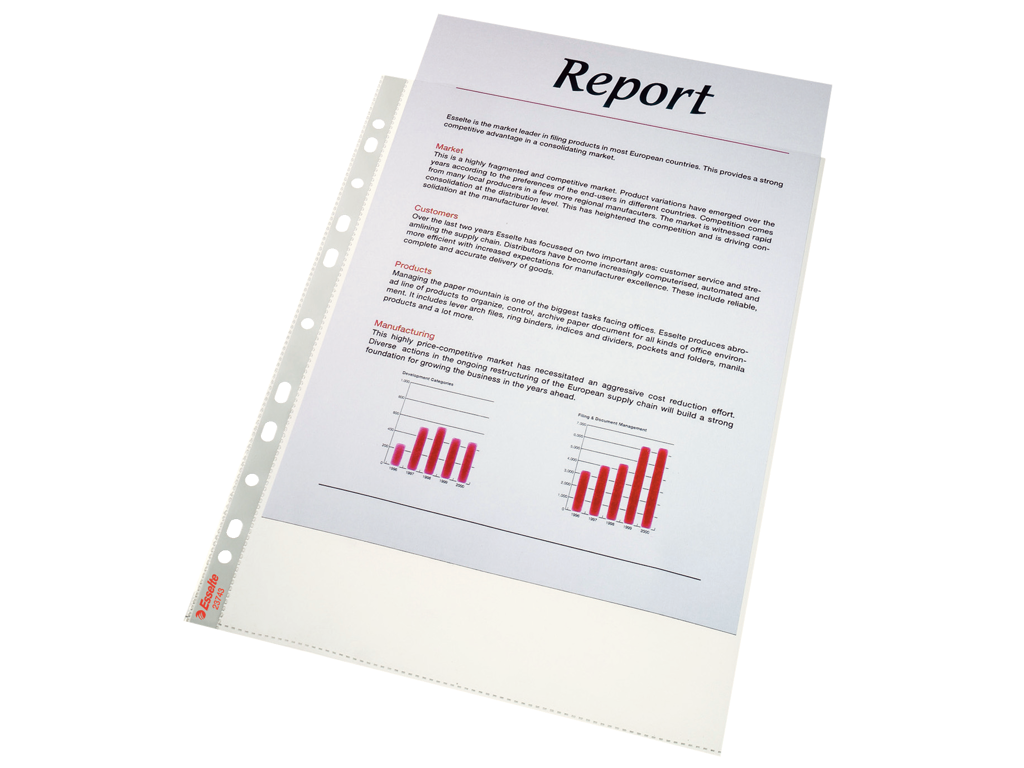 Plastlommer kraftig, mat, 100 stk. sidehængt