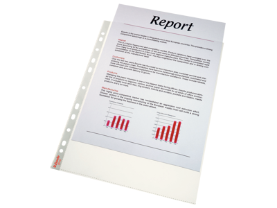 Plastlommer kraftig, mat, 100 stk. sidehængt