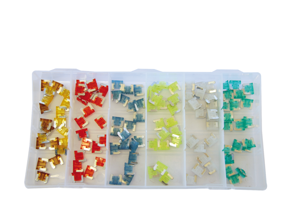 Flat fuse assortment mini 120 pcs ass