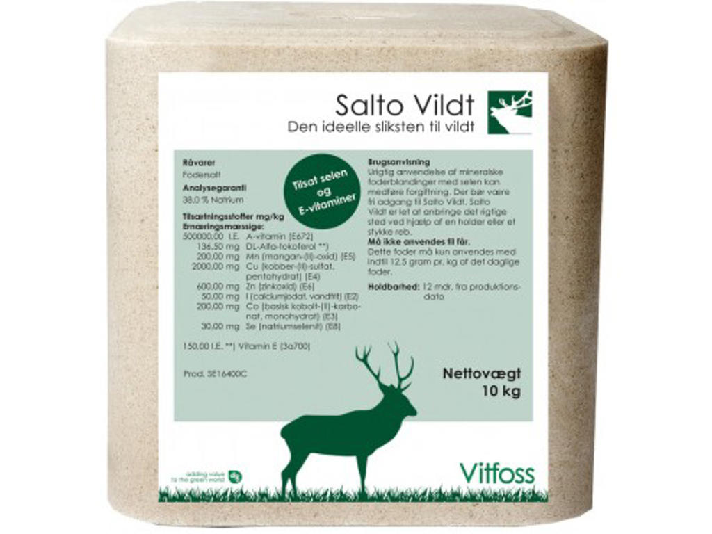 Sliksten, salto vildt, 10 kg