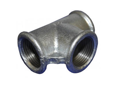 Tee stykke galvaniseret
