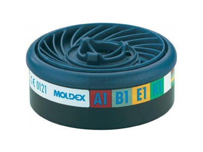 Filter t/moldex 7000 - 9000, gas a1b1e1k1, 2 stk