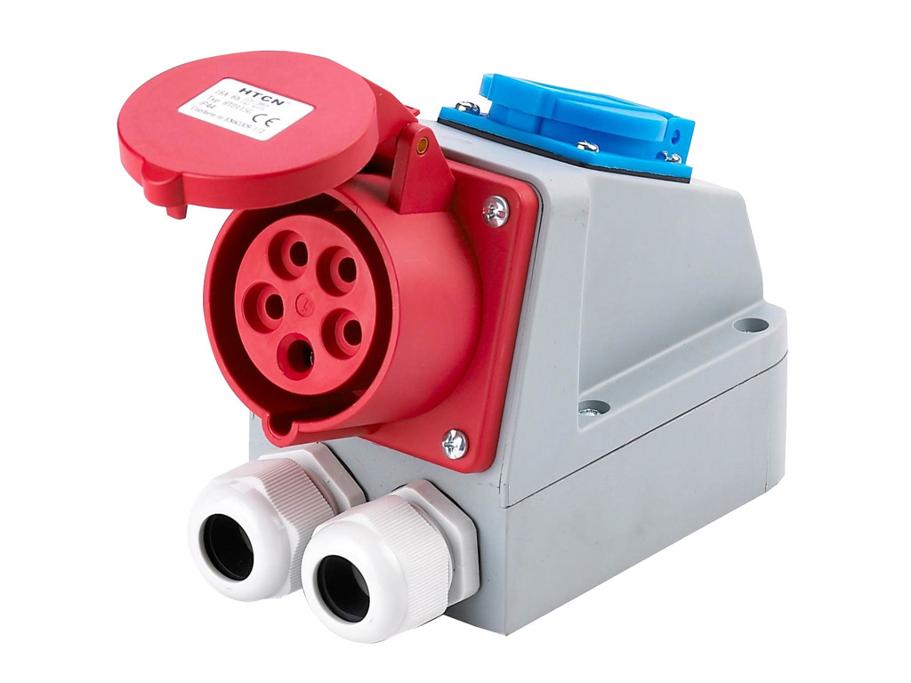 Wall socket   cee + 220v-380v-16a
