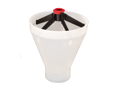 Funnel for feed bowl