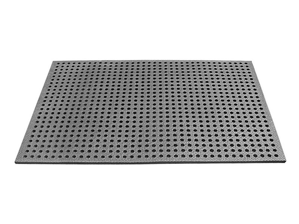 Staldmåtte m/drænhuller ø25, 17 mm, 165 x 110 cm 