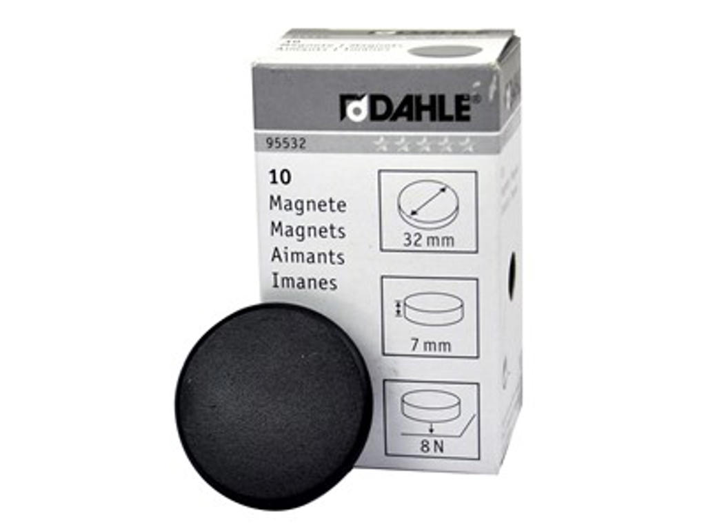 Magnets, ø 32 mm, 10 pcs