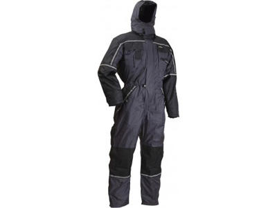 Coverall, grey/black
