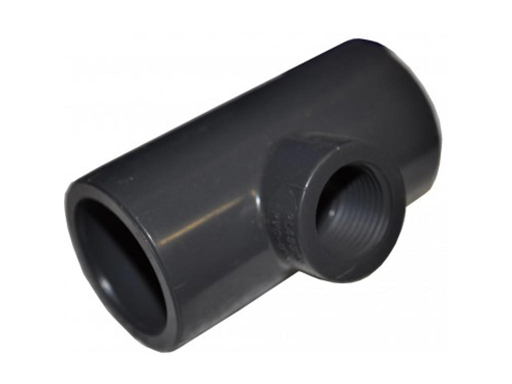 Reduceret tee, lim/gevind