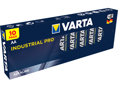 Battery Varta Industrial size: aa 10 pcs
