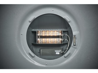 Varmelampe, veng stage heater