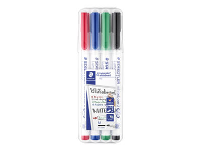 Whiteboard marker mini 4 stk 1 mm