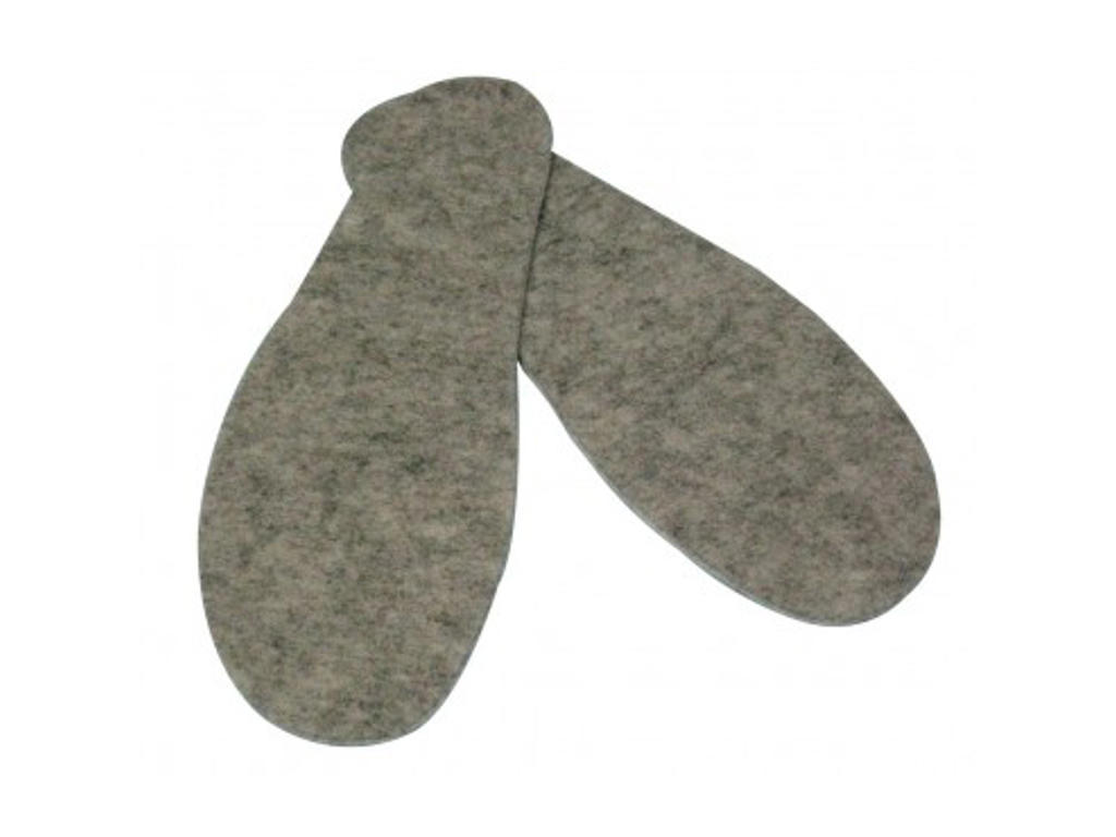 Insole heavy felt grey