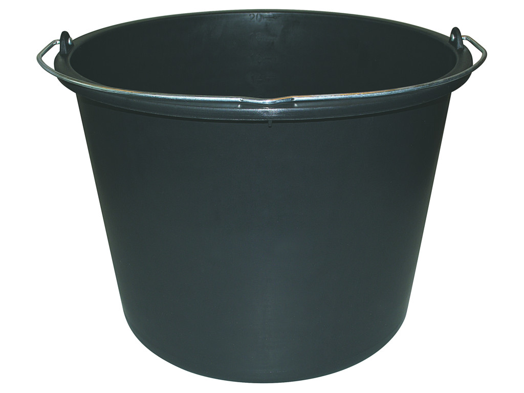 Bucket black 20 ltr