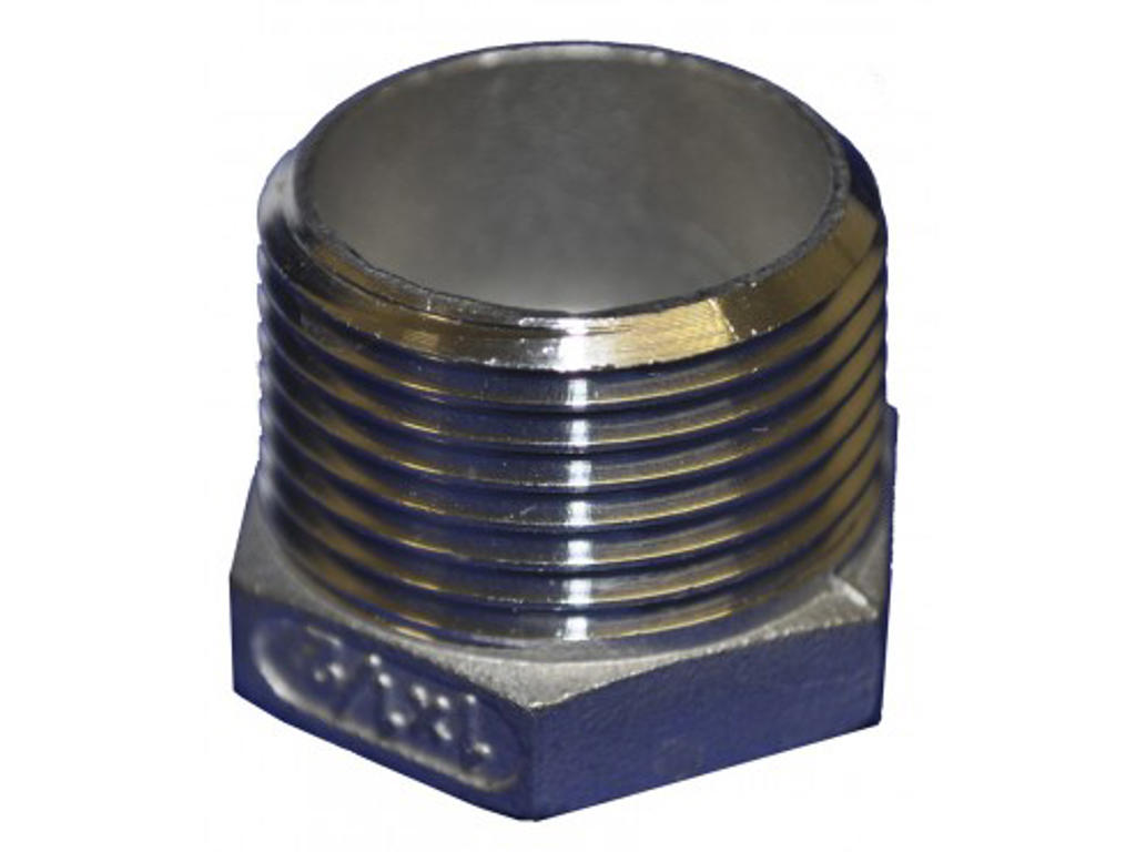 Nipple sleeve stainless, 1x1/2"