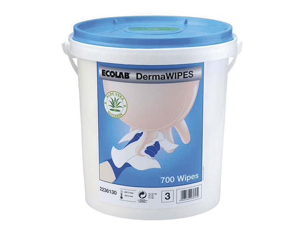 Vådservietter, derma wipes 700 stk