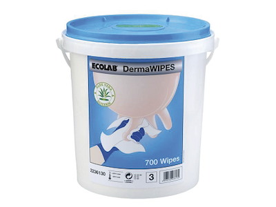 Vådservietter, derma wipes 700 stk